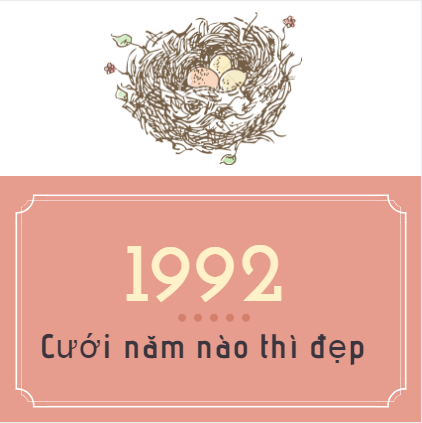 Xem tuổi Nhâm Thân sinh năm 1992 cưới năm nào đẹp nhất? - TUVI365